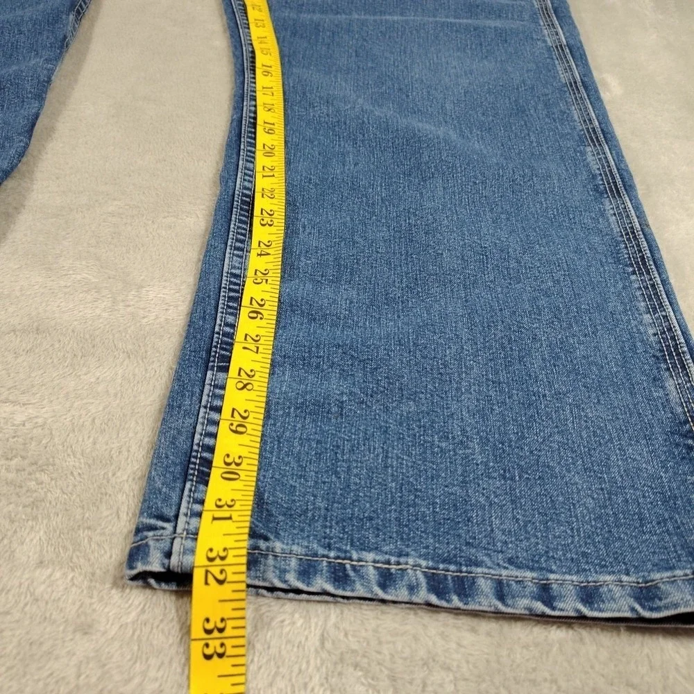 Lee Carpenter Blue Jeans Men 42x32 Denim Mechanic Comfort Utility Construction